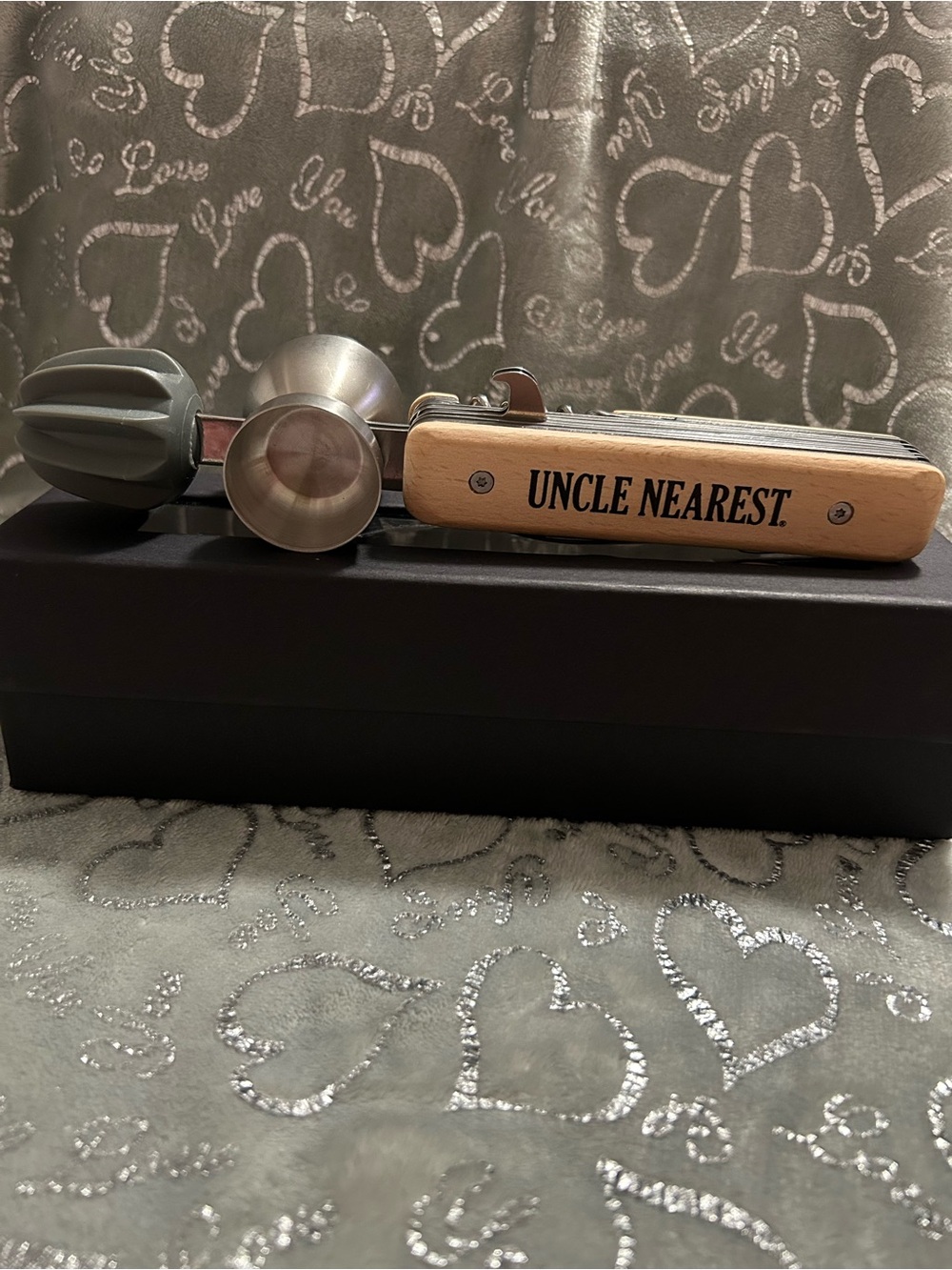 NWT Uncle Nearest Wooden Handle Multi(10)-Tool Bartender Accessory
